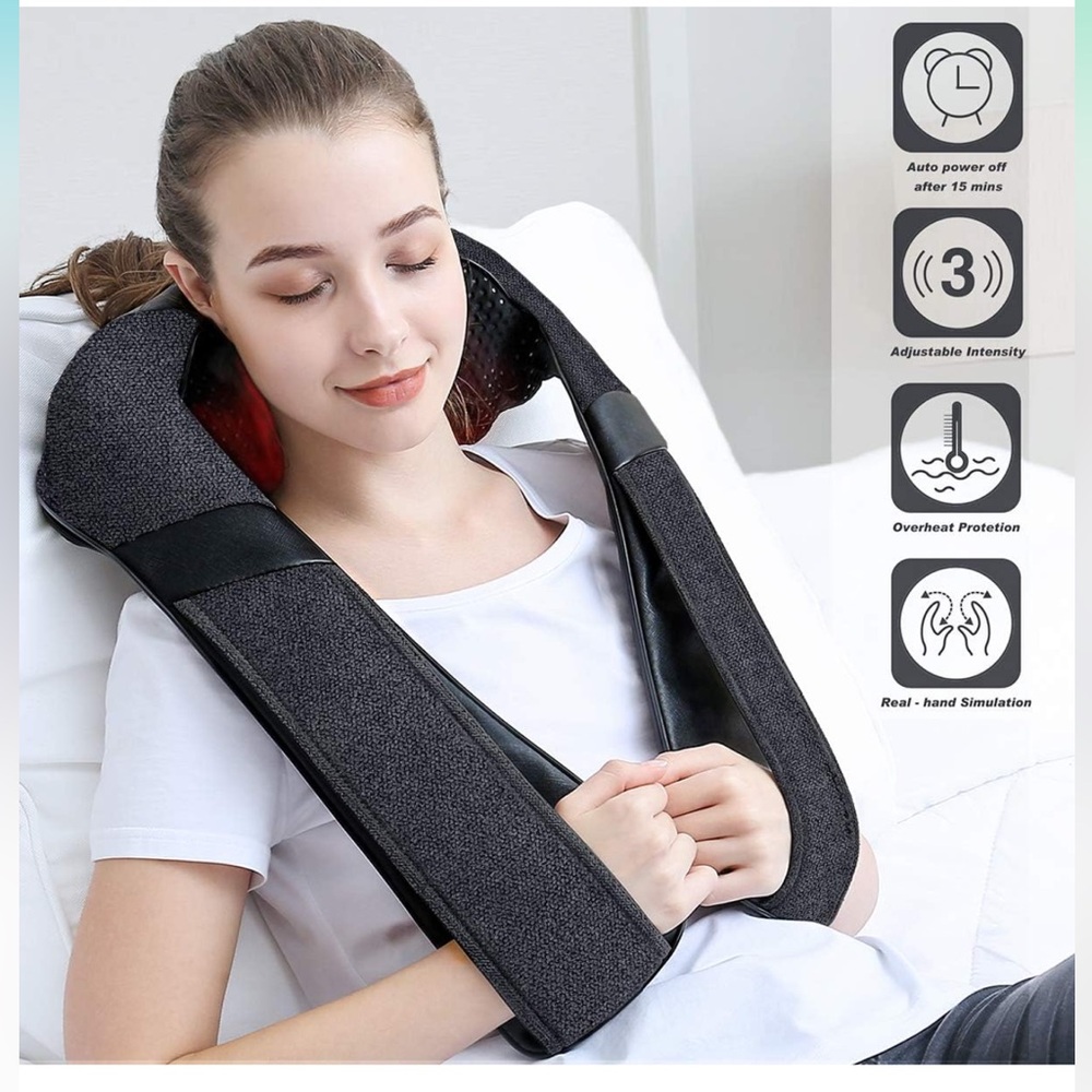 Mirakel NWT Neck, back & shoulder messager electric Rotating Massager Gray color